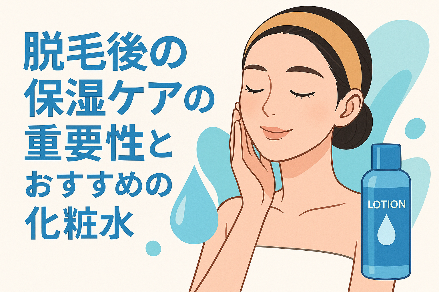 脱毛後のスキンケアの重要性とおすすめの化粧品