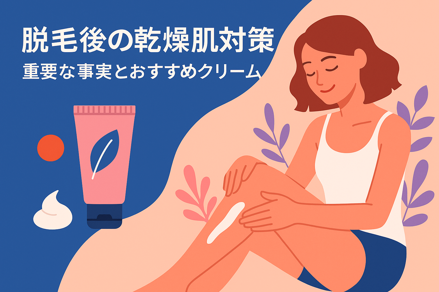 脱毛後の乾燥肌対策：重要な事実とおすすめクリーム