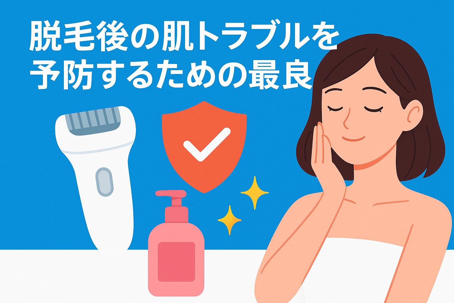 脱毛後の肌トラブルを予防するための最良の方法