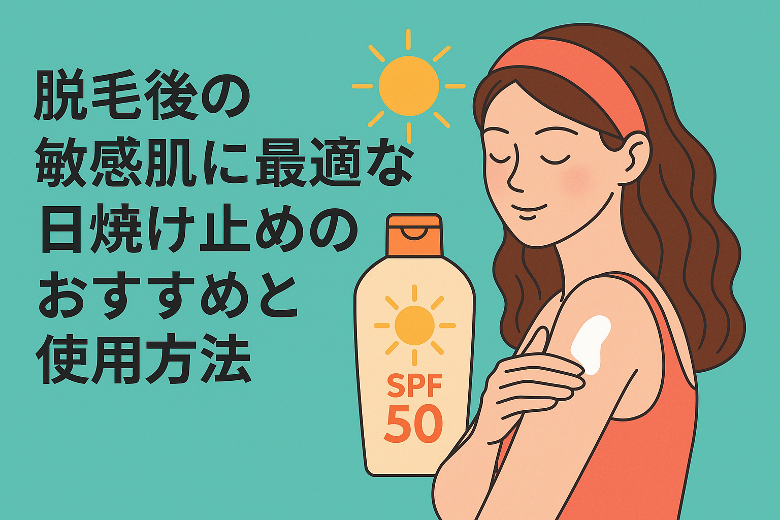 脱毛後の敏感肌に最適な日焼け止めのおすすめと使用方法