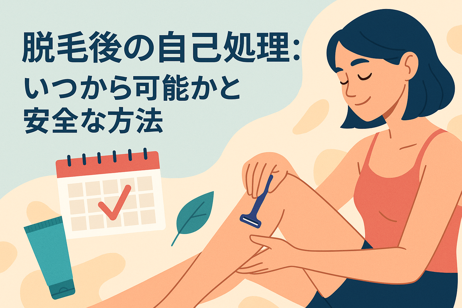 脱毛後の自己処理：いつから可能かと安全な方法
