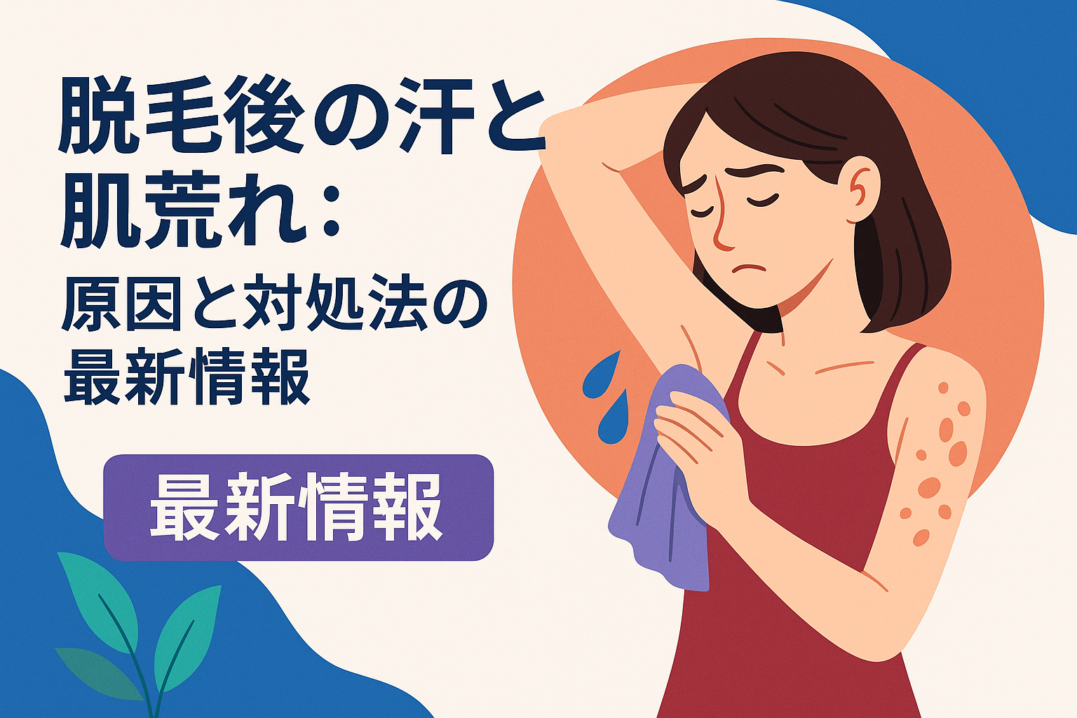脱毛後の汗と肌荒れ：原因と対処法の最新情報