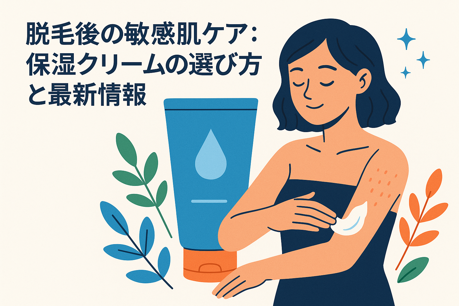 脱毛後の敏感肌ケア：保湿クリームの選び方と最新情報
